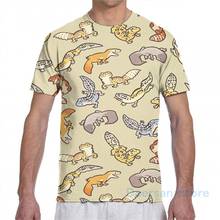 Chub-Camiseta gecko para hombres y mujeres, camisa con estampado integral, a la moda, de manga corta 2024 - compra barato