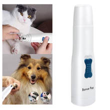 Aparador de unhas para animais de estimação, elétrico, sem fio, lixa, patas, cães, gatos 2024 - compre barato