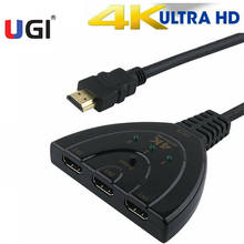 UGI 4K 3 в 1 выход HDMI-совместимый сплиттер переключатель с 3 портами 3D Full HD HDTV PC Xbox PS3 концентратор Box 4K * 2K 1080P монитор SKY 2024 - купить недорого