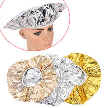Protector Styling Tools One-off Elastic Waterproof Tools 1PC Hat Mask Cap Shower Caps One-off Bathing Elastic Aluminum Foil Hair 2024 - buy cheap