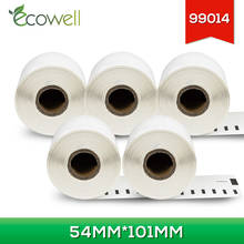 Ecowell 5Rolls/1100pcs Address Sticker 99014 54mm*101mm Labels Etiketten compatible for Dymo Labelwriter 450 Twin Turbo/450/4XL 2024 - buy cheap