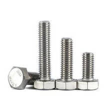 2Pcs M9 304 Stainless Steel Hex Head Screw External Hexagon Bolts 1.0mm Pitch 16mm-45mm Length 2024 - buy cheap