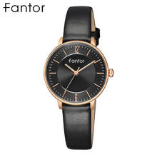 Fantor Elegant Luxury Casual Brand Women Watch Ladies Quartz Wristwatch Luminous Hand Leather Watch for Woman 2024 - buy cheap