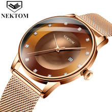 NEKTOM Sports Men's Watches Top Brand Luxury Waterproof Fashion Cool Watch Men Ultra Thin Dial Quartz Watch Relogio Masculino 2024 - buy cheap