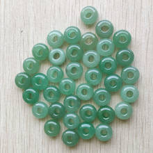 Fashion good quality natural green aventurine round shape big hole beads for Charms Bracelet 50pcs/lot wholesale free shipping 2024 - buy cheap