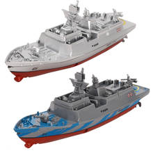 Barco militar de controle remoto e velocidade, barco de brinquedo rc de 2.4ghz com mini aeronave elétrica para presente de meninos para crianças 2024 - compre barato