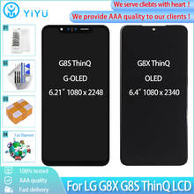 Оригинальный ЖК-дисплей для LG G8X G8S ThinQ ЖК-дисплей Дисплей кодирующий преобразователь сенсорного экрана в сборе запасные части для LG V50S ThinQ 5G Дисплей + рамка 2024 - купить недорого
