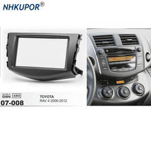 Radio con DVD para coche, marco de Panel de placa para TOYOTA RAV 4 2006-2012, estéreo, Audio, CD, Kit de instalación de embellecedor, 07-008, 2 DIN 2024 - compra barato