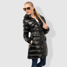 Chaqueta larga De algodón para Mujer, abrigo De plumón coreano, Parkas De invierno, KJ765 2024 - compra barato