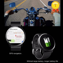 Relógio de pulso 4g redondo masculino, relógio inteligente com chamada telefônica, câmera de 8.0mp, google maps, navegação, gps, wi-fi, bluetooth 2024 - compre barato