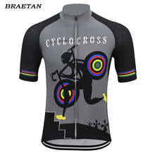 cyclocross cycling jersey men summer short sleeve clothing cycling wear bicycle clothes cycling clothing braetan 2024 - buy cheap