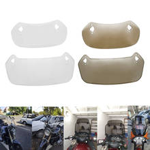 Transparente motocicleta subiu ajustável tela vento brisa spoiler defletor de ar para honda bmw f800 r1200gs kawasaki yamaha 2024 - compre barato