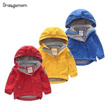 Kids Girls Windbreaker Spring Coat Waterproor Boy Kids Jacketssolid Color With Hooded Outwear For Baby Kids Coats Jacket Costume 2024 - buy cheap