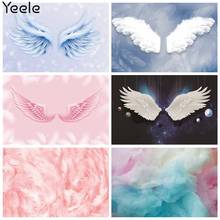 Yeele Photozone Baby Shower Backdrop Props Feather Wings Birthday Party Photocall Background Photography For Photo Studio Shoots 2024 - buy cheap