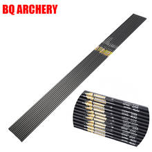 6/12pcs Archery ID4.2mm Pure Carbon Arrows Shaft 30inch Sp400 500 600 700 800 900 1000 for Recurve Bow Longbow Shooting 2024 - buy cheap