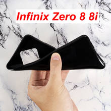 For Infinix Zero 8 8i Case Silicon Cover Soft TPU Matte Black Phone Protector Shell For Infinix Zero 8i 8 Capa Glass Funda Cover 2024 - buy cheap