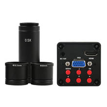 Industrial SONY IMX307 1080P HDMI VGA Digital Video Microscope Camera + 0.5X C moun Eyepiece Adapter Lens 30mm 30.5m Ring 2024 - buy cheap