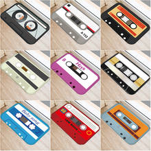 Cassette Tape Mats Anti Slip Floor Carpet Tape Pattern Print Doormat for Bathroom Kitchen Entrance Rugs Home Decoration 2024 - buy cheap