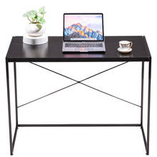 Mesa de estudante (100x50x75cm), mesa de estudante, simples, cruzamento, mesa de escritório, notebook 2024 - compre barato