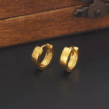 Bangrui Bridal Men Jewelry Gold Color Brincos Top Quality Women  girls kids Hoop Earrings wedding bridal party gifts 2024 - buy cheap