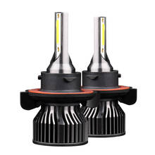Minibombilla LED antiniebla para faro delantero de coche, lámpara de 10000LM, 6000K, H1, H3, H11, H13, H27, 880, 881, 9005, HB3, 9006, HB4, 9007 2024 - compra barato