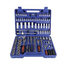 Kit de ferramentas para reparo doméstico com caixa de plástico, conjunto de ferramentas para reparo, conserto doméstico, chave de fenda, chave soquete, faca, hwc, 172 peças 2024 - compre barato