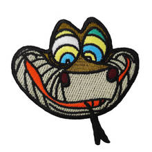 3'' Jungle Book Snake Kaa Sew On Iron On Craft Patch Character Embroidered Applique 2024 - buy cheap