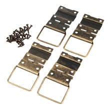 4Pcs 29x45mm Antique Cabinet Hinges Furniture Accessories Door Hinges Drawer Jewellery Box Hinges For Furniture Hardware 2024 - buy cheap