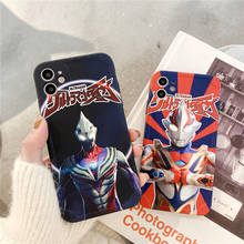 Hot Ultraman Tiga Mebius giant Phone Case For iPhone 7 8 Plus 12 11 Pro X XS Max XR HD Japan Anime Cartoon IMD Cover Fundas 2024 - buy cheap