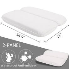 SPA Bath Pillow Non-slip Bathtub Mat Headrest Soft Waterproof Anti-mildew Bath Pillow 7 Suction Cups Home Bathroom Accersories 2024 - buy cheap