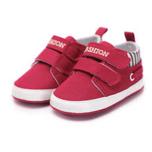 Tênis de lona do bebê sapatos ao ar livre primeiro walker conforto de algodão macio fácil usar sapatos da menina do menino 2024 - compre barato