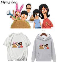 Flyingbee diy remendos de transferência de calor roupas adesivos decoração da camisa tema criativo remendos apliques de imprensa de calor x0670 2024 - compre barato