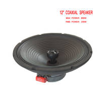 Accesorios de Audio HiFi Coaxial de 12 pulgadas, 80W, de 8 ohm giratorio, Tweeter de seda de 360 grados, altavoz de maletero KTV, bocina para Woofer Home 2024 - compra barato