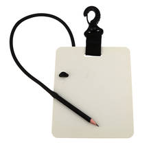 Underwater Writing Slate Board with Swivel Clip and Pencil Scuba Dive Diving Accessories 2024 - buy cheap