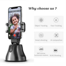 Apai genie 360 ° suporte de rastreamento de objeto, de tiro inteligente automático, tripé de câmera selfie, gimbal para foto, vlog, gravação de vídeo ao vivo 2024 - compre barato