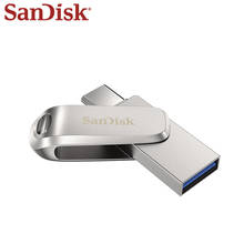 Sandisk-unidad Flash USB DC4, velocidad de lectura, 150 MB/S, doble tipo C, USB 3,1, 32GB, 64GB, OTG, memoria USB de 128GB, 256GB, 512GB 2024 - compra barato