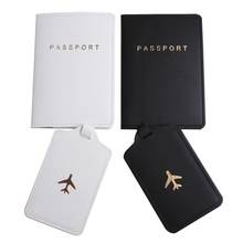 Funda portátil para tarjeta de pasaporte, 4 piezas, con etiquetas de equipaje, Protector, venta al por mayor, novedad 2024 - compra barato