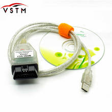 Cable único mini-vci J2534 para TOYOTA TIS Techstream V13.00.022, Cable de diagnóstico Mini VCI, novedad de 2019, envío gratis 2024 - compra barato