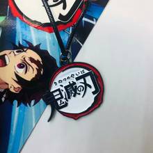 Anime Demon Slayer: Kimetsu no Yaiba Keychain Metal Keyring Cosplay Anime Gifts 2024 - buy cheap