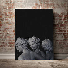 Modular Canvas HD Black Greek Sculpture Prints Wall Art Posters Aesthetics Paintings Living Room Home Decor Pictures Framework 2024 - buy cheap