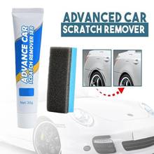 30g Car Scratch Remover Surface Scuff Polish Repair Cream with Sponge Eraser 2024 - buy cheap