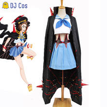 Mankanshoku Mako Cosplay Costume Anime KILL la KILL Sailor Combat Uniform Cloak Full Set Halloween Christmas Party Girls Women 2024 - buy cheap