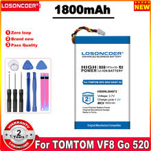 Для TOMTOM GPS G930 G930T A8 DVR MP3 MP4 MP5 электронная книга Go 530 Live, 630 630T 720 730T VF8 AHL03714100 HS009L004872 батарея 2024 - купить недорого
