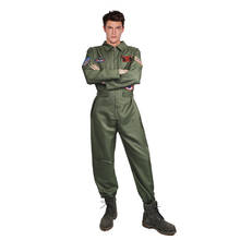 Air Force Warcraft Fighter Pilot Uniform Cosplay Costumes Halloween Carnival Party Adult Performance Clothing  Cool Handsome 2023 - compra barato