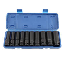 10Pcs Impact Socket Set Hex Socket Heavy Duty Molybdenum Steel 1/2in Drive Hand tools 2024 - buy cheap