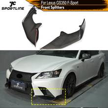 Carbon Fiber / FRP Front Bumper Lip Spoiler Splitters Winglets Flaps Cupwings For Lexus GS F Sport GS350 GS450h 2012 - 2015 2024 - buy cheap