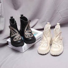 2020 autumn and winter new girls fashion boots fashion big boy girls mid-up  knight boots 2024 - buy cheap