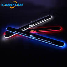 CARPTAH Trim Pedal Car Exterior Parts LED Door Sill Scuff Plate Pathway Dynamic Streamer light For Ford Fiesta 2013 - 2015 2016 2024 - buy cheap