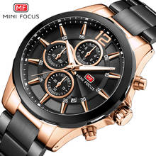 Mini focus relógio masculino de pulso, relógio de quartzo impermeável esportivo de aço inoxidável cronógrafo para homens fashion de marca de luxo 2024 - compre barato
