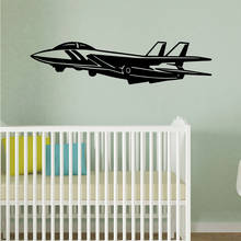 Drop Shipping Plane Nursery Wall Stickers Vinyl Art Decals For Living Room Bedroom Background Wall Art Decal 2024 - buy cheap